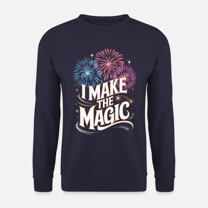 Pyrotechnics Fireworks Pyrotechnics - Unisex Sweatshirt - navy