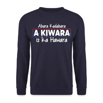 Polizei Polizist Österreich - Kiwara Hawara - Unisex Pullover - Navy - Vorne - Alina (178cm) & Michal (187cm)