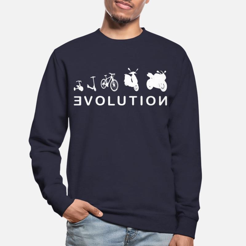 Evolution Biker 2- Evolution of a Biker 2.0 Unisex Sweatshirt