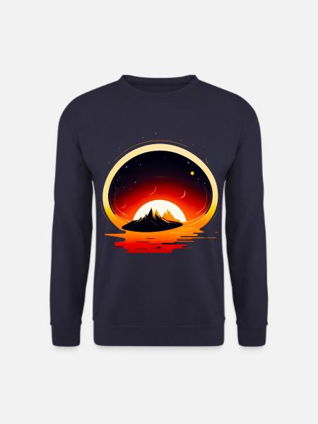 Space View / Mars - Unisex Sweatshirt - navy