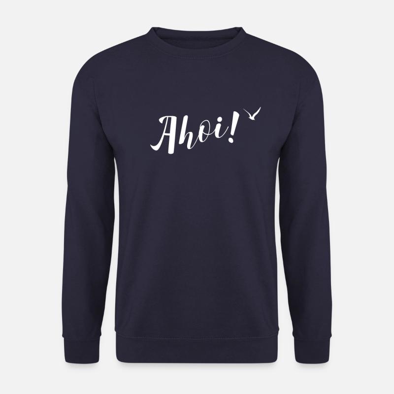 Maritim Ahoi Wasser Möwe Meer - Unisex Pullover - Navy