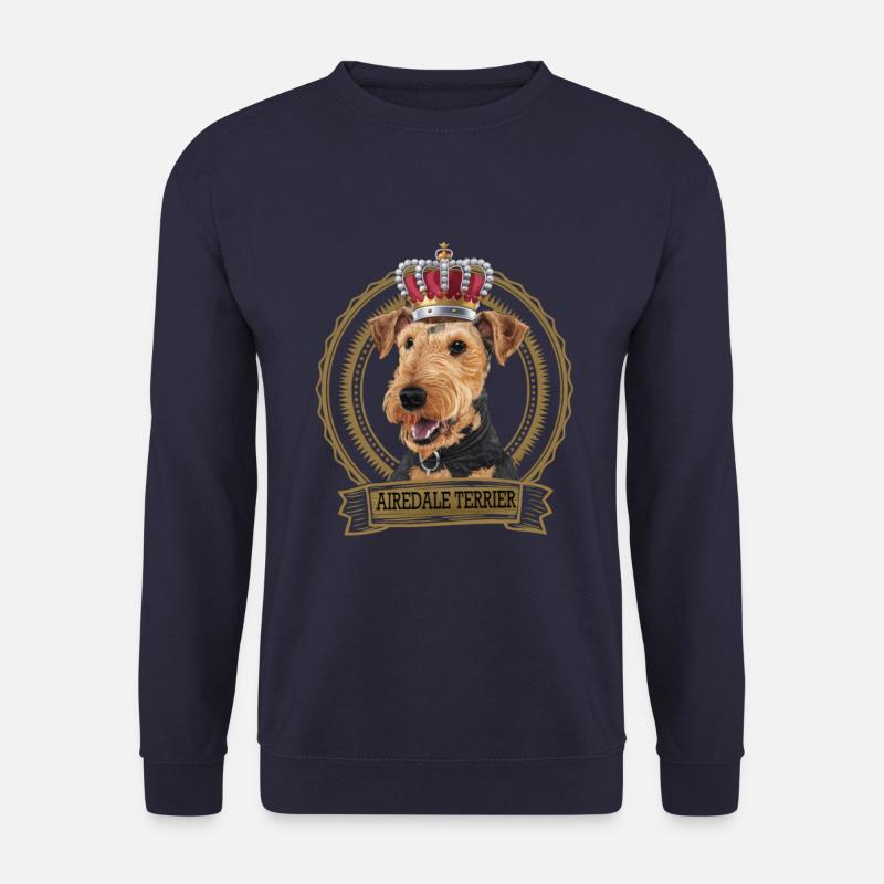 Airedale Terrier - Unisex Sweatshirt - navy