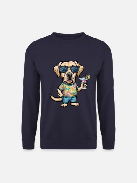 Cute Labrador Retriever - Unisex Sweatshirt - navy