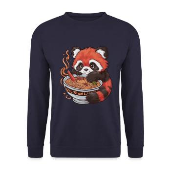 Licorne mignonne avec des fraises pleines de magie - Sweat-shirt Unisexe - marine - Devant - Alina (178cm) & Michal (187cm)
