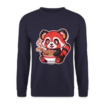 Licorne mignonne avec des fraises pleines de magie - Sweat-shirt Unisexe - marine - Devant - Alina (178cm) & Michal (187cm)