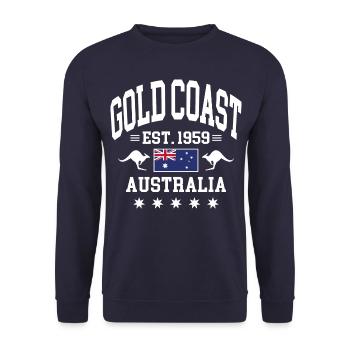 Côte d’Or - Sweat-shirt Unisexe - marine - Devant - Alina (178cm) & Michal (187cm)