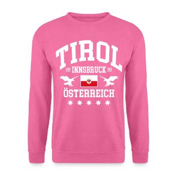 Tirol - Unisex Pullover - Pink - Vorne