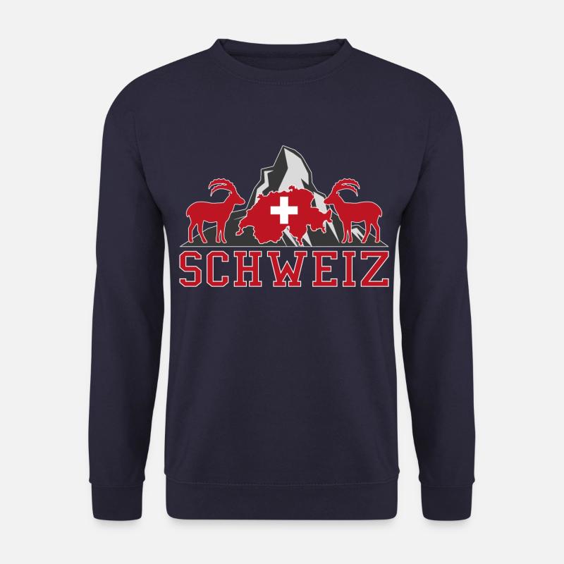 Schweiz - Unisex Pullover - Navy