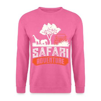 Safari Big five - Unisex Pullover - Pink - Vorne