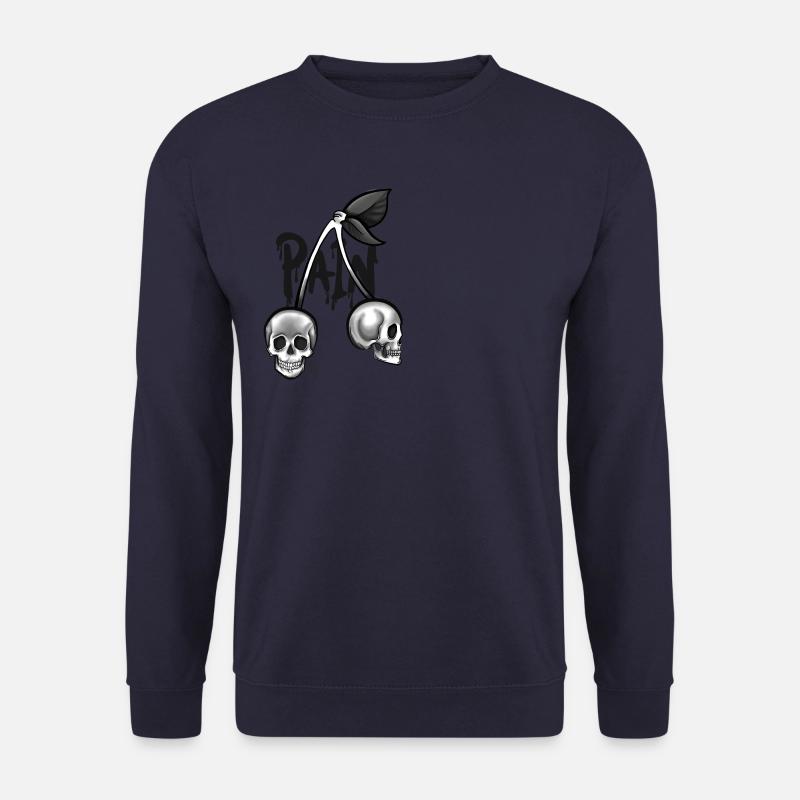 Skeleton Cherry - Unisex Sweatshirt - navy