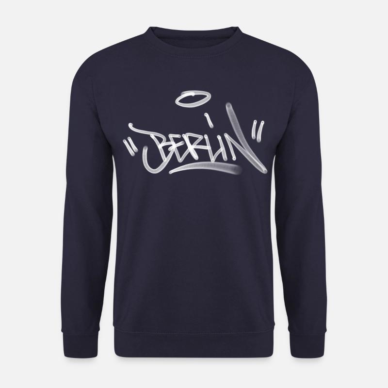 Berlin Graffiti Design - Sweat-shirt Unisexe - marine