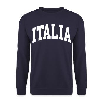 Italie - Sweat-shirt Unisexe - marine - Devant - Alina (178cm) & Michal (187cm)