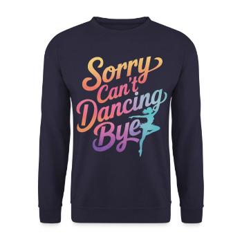 Tanzen Tänzer Tanzen - Unisex Pullover - Navy - Vorne - Alina (178cm) & Michal (187cm)