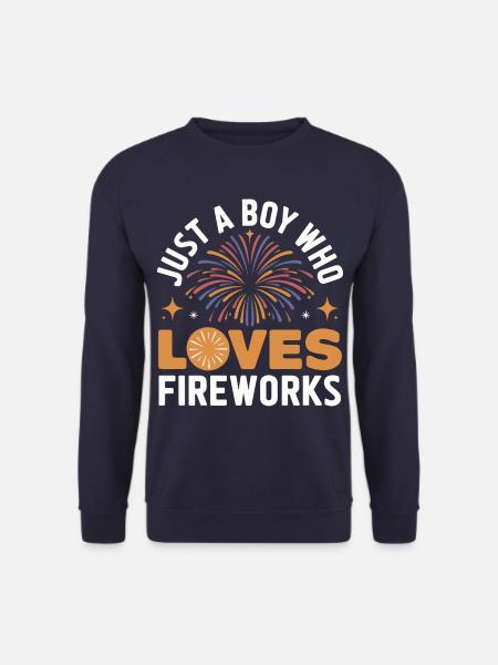 Pyrotechnics Fireworks Pyrotechnics - Unisex Sweatshirt - navy