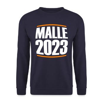 Malle 2023 Palier - Sweat-shirt Unisexe - marine - Devant - Alina (178cm) & Michal (187cm)