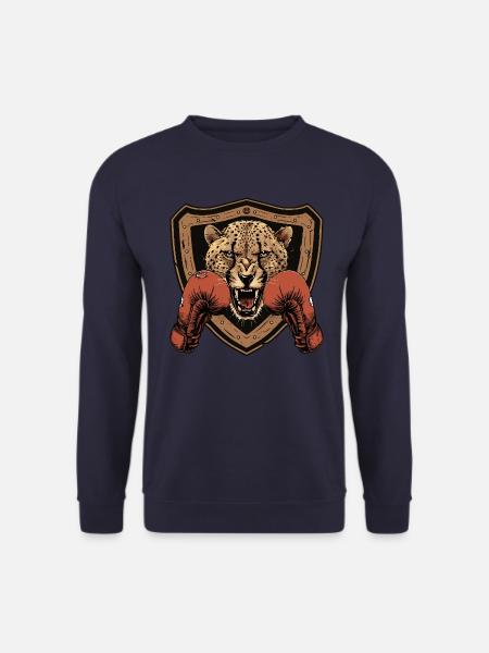 Boxeur guépard MMA - Sweat-shirt Unisexe - marine