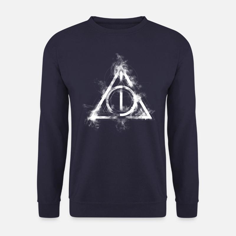 Harry Potter Die Heiligtümer des Todes Symbol - Unisex Pullover - Navy
