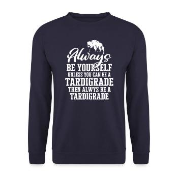 Tardigrade - Sweat-shirt Unisexe - marine - Devant - Alina (178cm) & Michal (187cm)