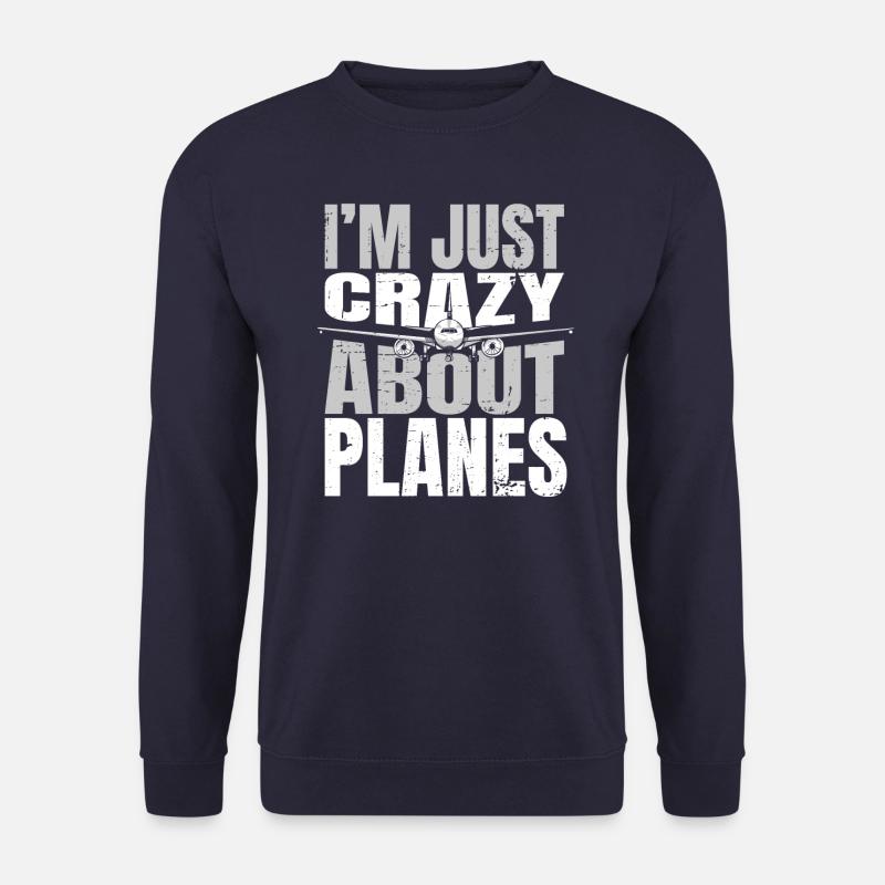 Pilot Flugzeug Piloten Luftfahrt - Unisex Pullover - Navy