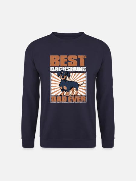 Dachshund Dog - Unisex Sweatshirt - navy