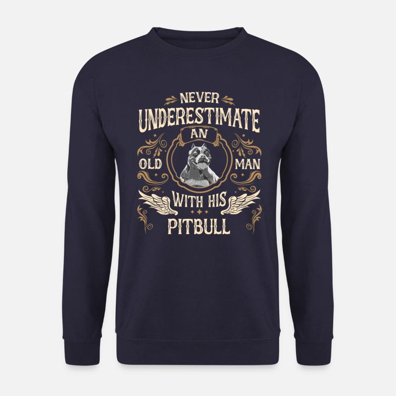 Pitbull Dog - Unisex Sweatshirt - navy