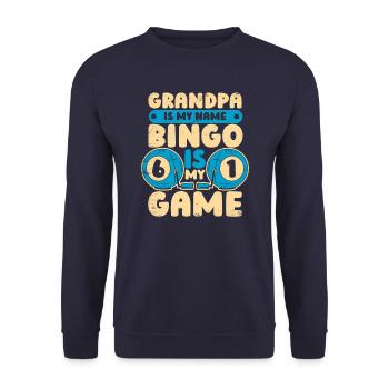 Bingo Glücksspiel Lotterie Bingo Spieler - Unisex Pullover - Navy - Vorne - Alina (178cm) & Michal (187cm)