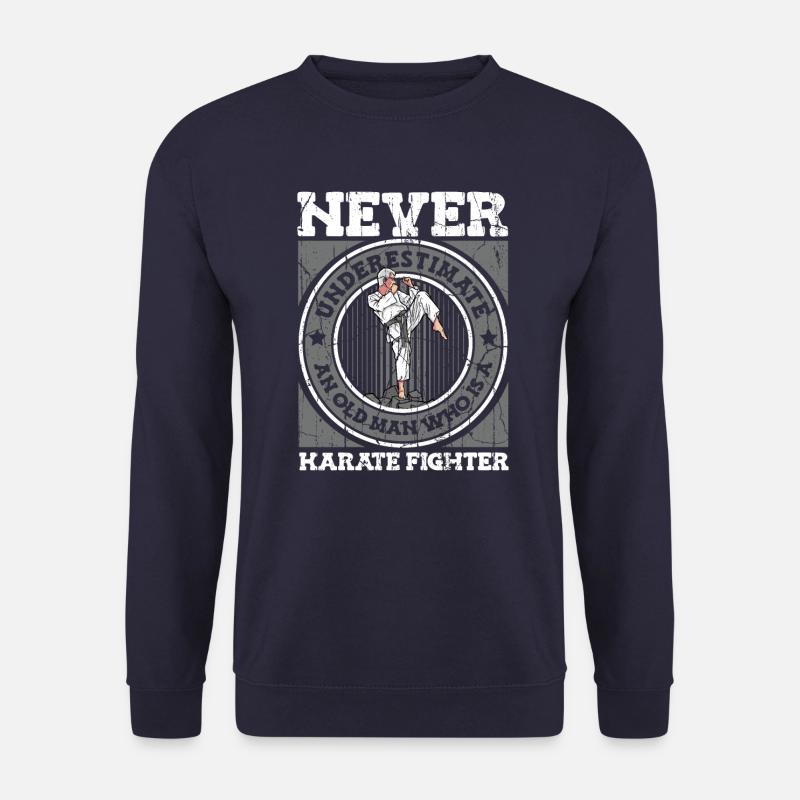 Karate Karatekämpfer Kampfkunst - Unisex Pullover - Navy