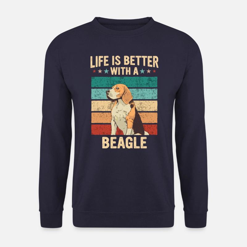 Beagle Hund - Unisex Pullover - Navy