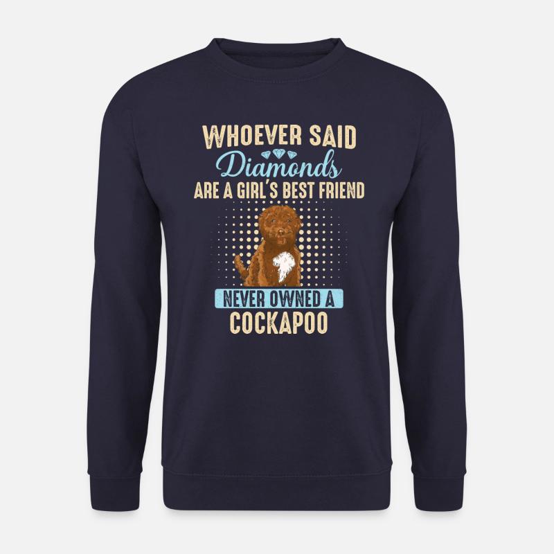 Cockapoo Chien - Sweat-shirt Unisexe - marine
