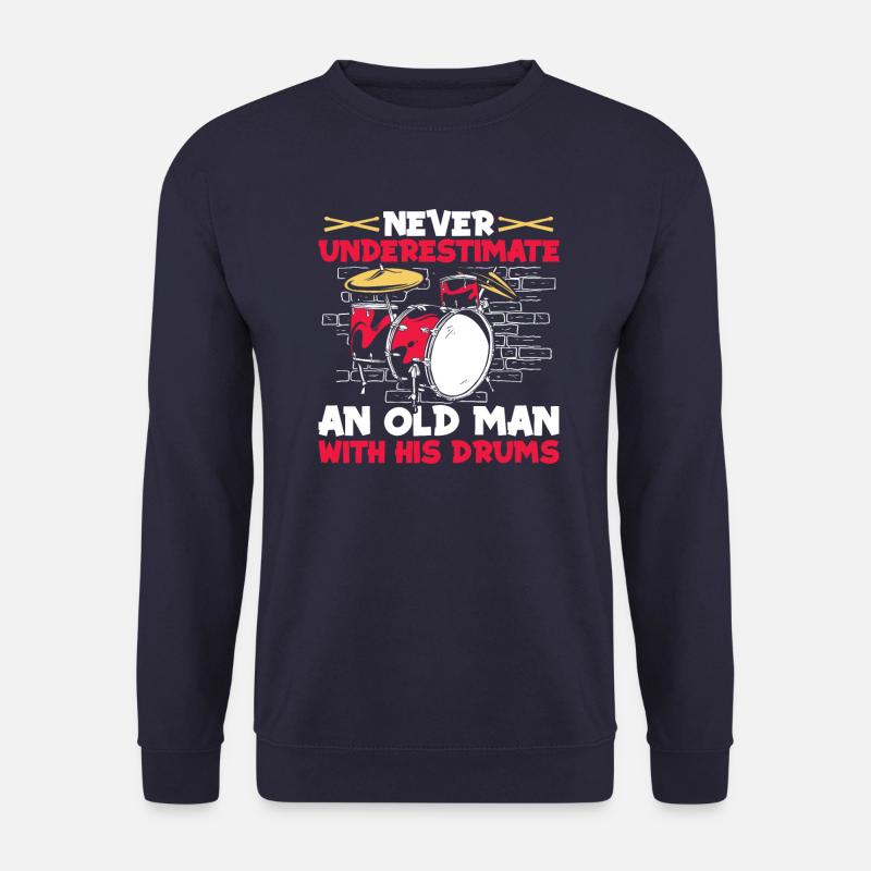 Drums Drummer Drum Drummer - Unisex Sweatshirt - navy