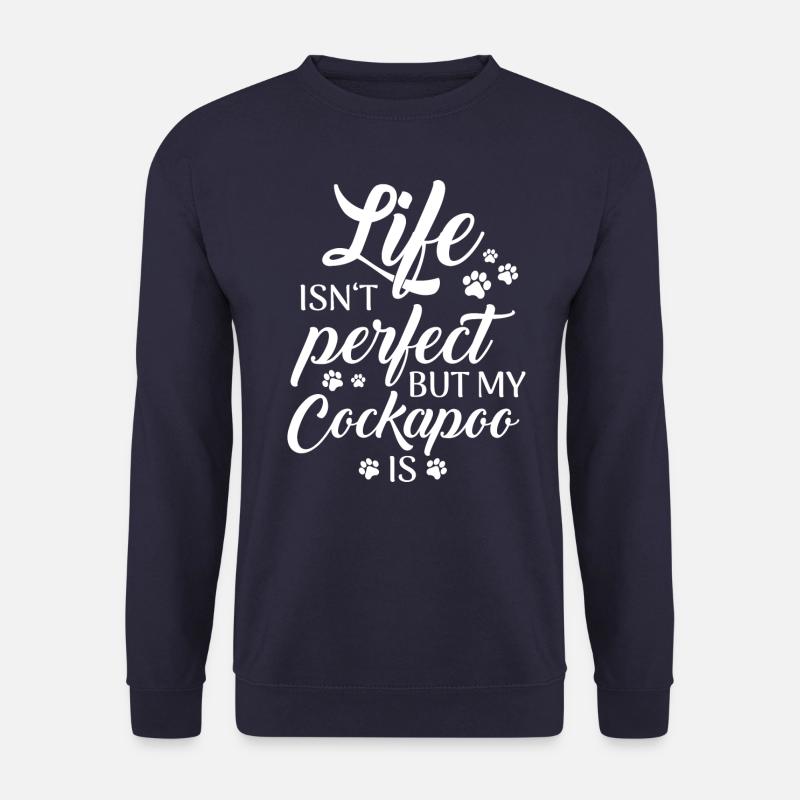 Cockapoo Hund - Unisex Pullover - Navy