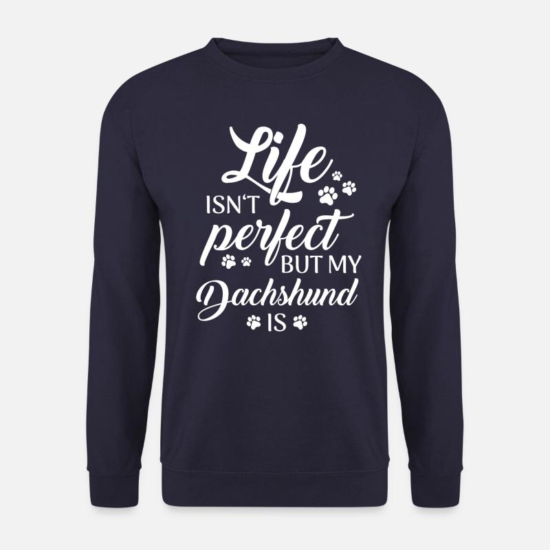 Dackel Hund - Unisex Pullover - Navy