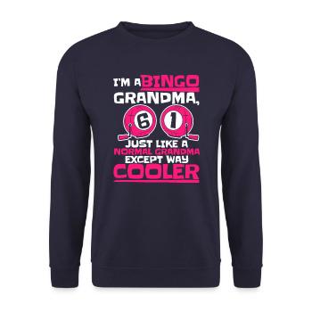 Bingo Gambling Lottery Bingo Joueurs - Sweat-shirt Unisexe - marine - Devant - Alina (178cm) & Michal (187cm)