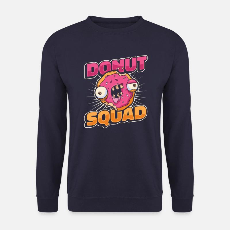 Donut Donuts Süßigkeiten Bagel - Unisex Pullover - Navy