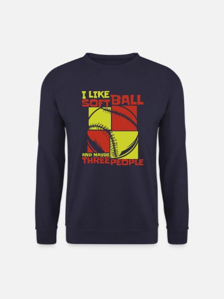 Softball Sport Softball Player - Unisex Sweatshirt - navy