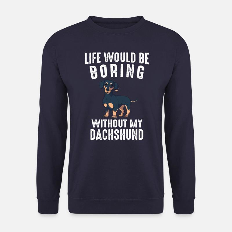 Dackel Hund - Unisex Pullover - Navy