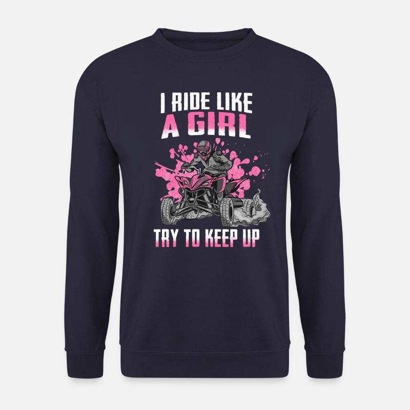 Quad Quads vier Rädern Motorsport - Unisex Pullover - Navy
