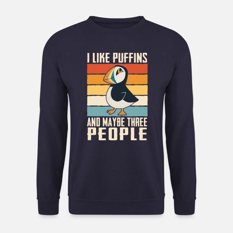 Papageientaucher Seevögel Puffin - Unisex Pullover - Navy
