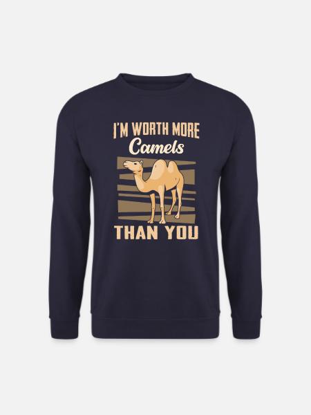Camel Desert Camels Egypt - Unisex Sweatshirt - navy
