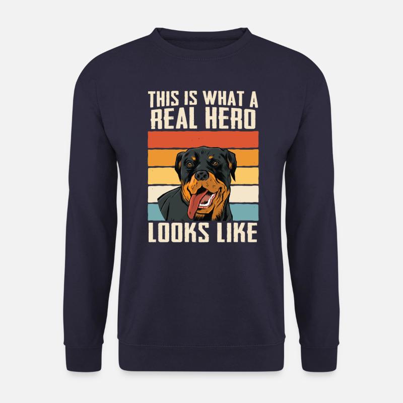 Rottweiler Hund - Unisex Pullover - Navy