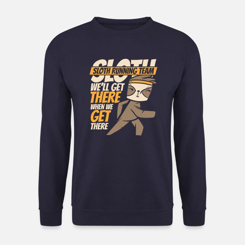 Sloth Sloths Sleeping Lazy - Unisex Sweatshirt - navy