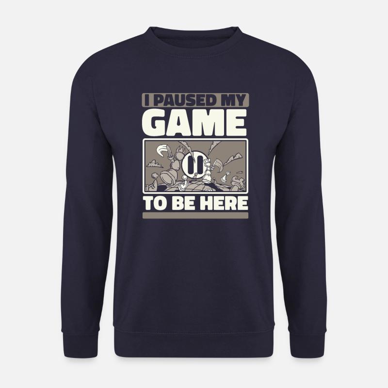 Joueurs d’échecs - Sweat-shirt Unisexe - marine