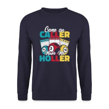 Bingo Gambling Lottery Bingo Joueurs - Sweat-shirt Unisexe - marine - Devant - Alina (178cm) & Michal (187cm)