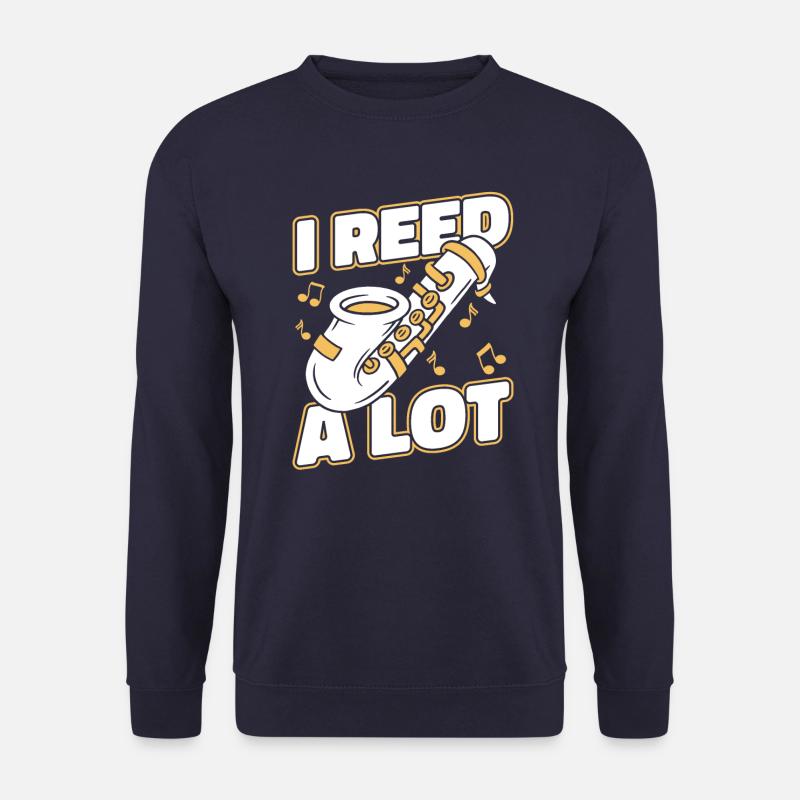 Saxophon Saxofon - Unisex Pullover - Navy