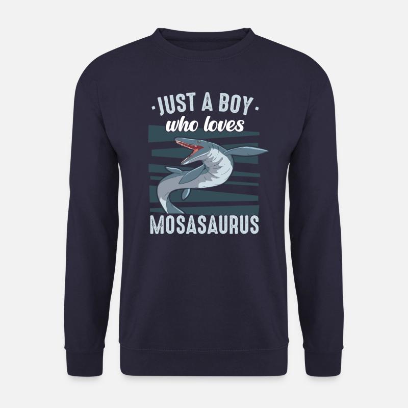 Mosasaurus Dinosaur Reptile - Unisex Sweatshirt - navy