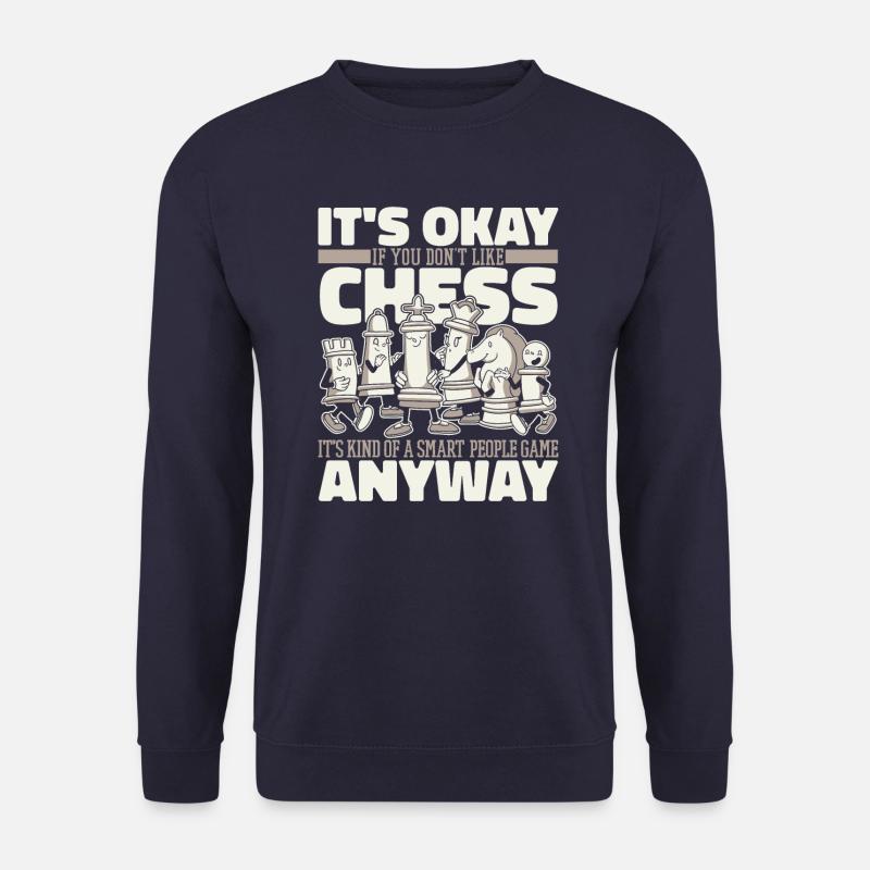 Joueurs d’échecs - Sweat-shirt Unisexe - marine