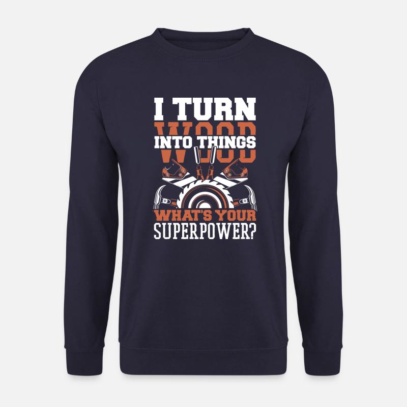 Tømrer Snedker snedkerarbejde - Unisex sweater - marineblå
