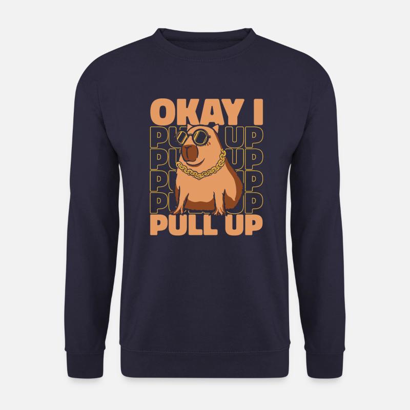 Capybara Nagetier Tier - Unisex Pullover - Navy