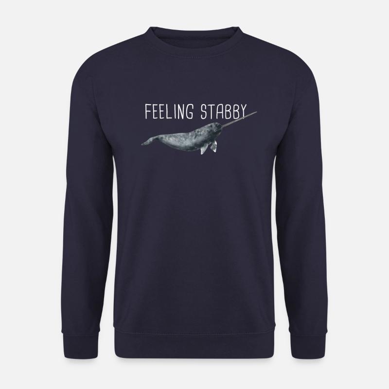Narval Baleine Océan Narvals Baleines Baleines Baleines - Sweat-shirt Unisexe - marine