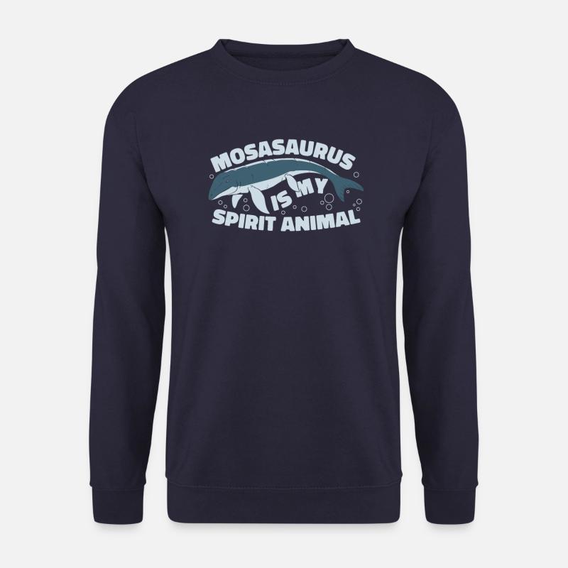 Mosasaurus Dinosaur Reptile - Unisex Sweatshirt - navy